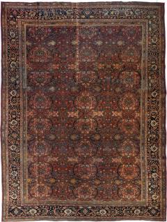 Antique Persian Farahan Sarouk Rug 8 0 x 10 8  - 4297363