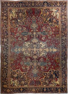 Antique Persian Farahan Sarouk Rug 9 0 x 12 3  - 4297269