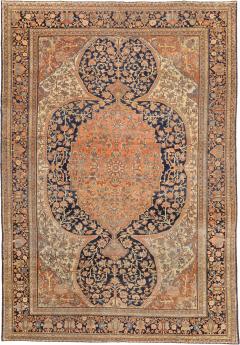 Antique Persian Farahan Sarouk Rug 9 4 x 12 1  - 4332304
