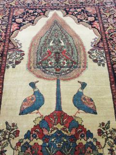 Antique Persian Feraghan Sarouk Tree Of Life Rug - 3961387