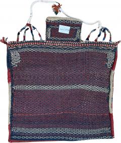 Antique Persian Handmade Kurdish Salt Bag - 4351893