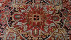 Antique Persian Heriz 84 x 11 - 3967357