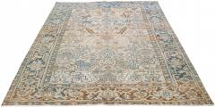 Antique Persian Heriz Beige Handmade Wool Rug with Allover Motif - 2905581