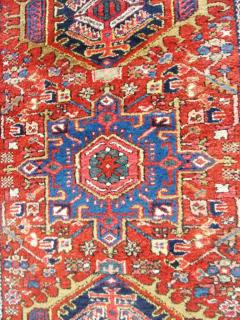 Antique Persian Heriz Karaja Runner - 3965746