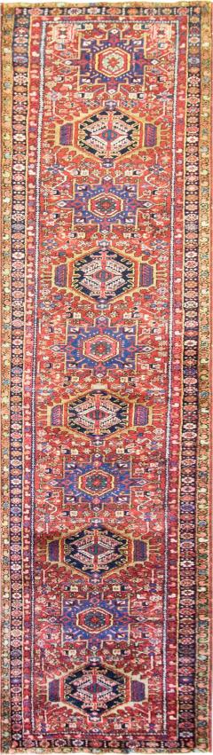 Antique Persian Heriz Karaja Runner - 4075444