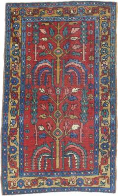 Antique Persian Heriz Rug 2 9 x 4 6  - 4297313