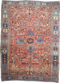 Antique Persian Heriz Rug 9 4 x 12 6  - 4321081