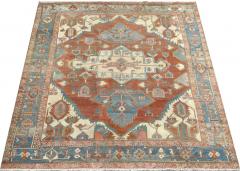Antique Persian Heriz Rug 95 x 106  - 4053300
