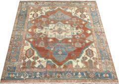 Antique Persian Heriz Rug 95 x 106  - 4053301