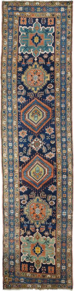 Antique Persian Heriz Runner 34 x 145 - 4355750