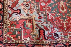 Antique Persian Heriz Serapi Carpet Painting For Floor - 3969418