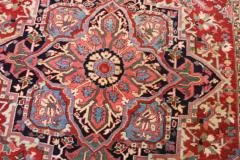 Antique Persian Heriz Serapi Carpet Painting For Floor - 3969421