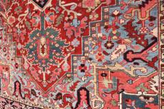 Antique Persian Heriz Serapi Carpet Painting For Floor - 3969468