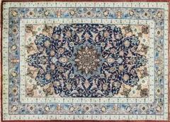 Antique Persian Isfahan Rug - 3963374