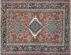 Antique Persian Karaja Heriz Rug 411 x 65 Excellent - 3969197