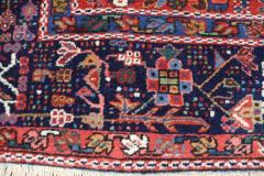 Antique Persian Karaja Heriz Rug Amazing Color 4 x 46  - 3969186