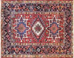 Antique Persian Karaja Heriz Rug Excellent 36 x 46  - 3969206