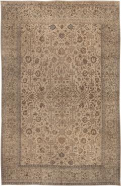 Antique Persian Kashan Botanic Rug - 2454412