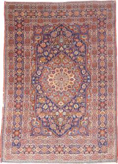 Antique Persian Kashan Rug 40 x 59 - 4269300