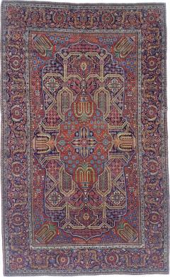 Antique Persian Kashan Rug 44 x 72  - 4269277