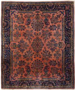 Antique Persian Kashan Rug 81 x 100  - 4269281