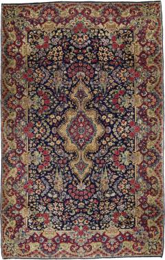 Antique Persian Kerman Rug 4 0 x 6 6  - 4538489