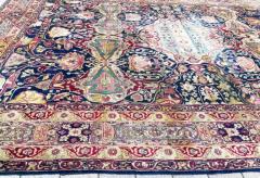Antique Persian Kermanshah Laver Carpet c 1880s A sign rug - 3971095