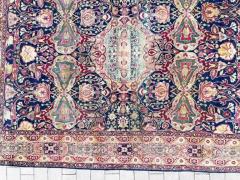 Antique Persian Kermanshah Laver Carpet c 1880s A sign rug - 3971124