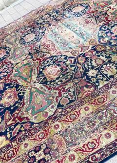 Antique Persian Kermanshah Laver Carpet c 1880s A sign rug - 3971128