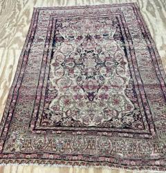 Antique Persian Kermanshah Laver Carpet c 1880s Extremally Fine - 3971417