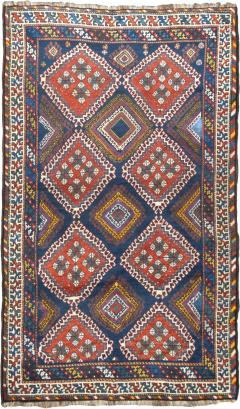 Antique Persian Khamseh Rug 50 x 82 - 4355613