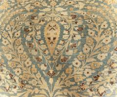 Antique Persian Khorassan Botanic Handmade Wool Rug - 2445437