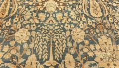 Antique Persian Khorassan Botanic Handmade Wool Rug - 2445441