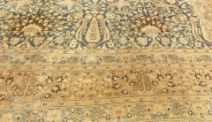 Antique Persian Khorassan Botanic Handmade Wool Rug - 2445447