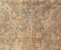 Antique Persian Kirman Animal Botanic Handmade Wool Rug - 2465165