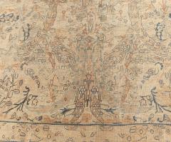 Antique Persian Kirman Animal Botanic Handmade Wool Rug - 2465166