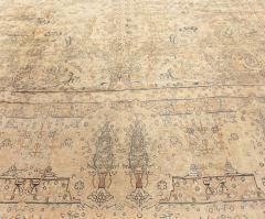 Antique Persian Kirman Animal Botanic Handmade Wool Rug - 2465167