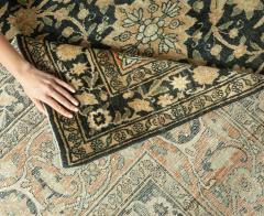 Antique Persian Kirman Botanic Handmade Wool Carpet - 2461715