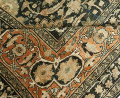 Antique Persian Kirman Botanic Handmade Wool Carpet - 2461717