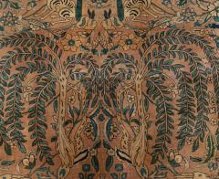 Antique Persian Kirman Botanic Handmade Wool Rug - 2445353