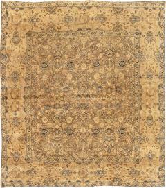 Antique Persian Kirman Botanic Handmade Wool Rug - 2447487