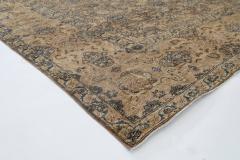 Antique Persian Kirman Botanic Handmade Wool Rug - 2447492