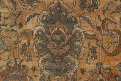 Antique Persian Kirman Botanic Handmade Wool Rug - 2465265