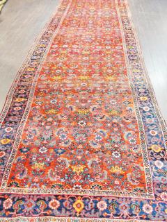 Antique Persian Kurdish Bidjar Runner 38 x 176  - 4003473