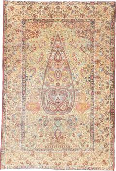 Antique Persian Lavar Kerman Rug 48 x 70  - 4355770