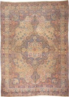 Antique Persian Lavar Kerman Rug 9 6 x 13 5  - 4318981