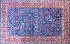 Antique Persian Laver Kerman Carpet Amazing Color - 3965875