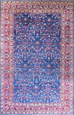 Antique Persian Laver Kerman Carpet Amazing Color - 4088507