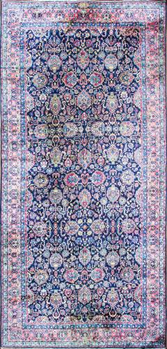 Antique Persian Laver Kerman Carpet Amazing Oversize - 4004808