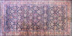 Antique Persian Laver Kerman Carpet Amazing Oversize - 4004819